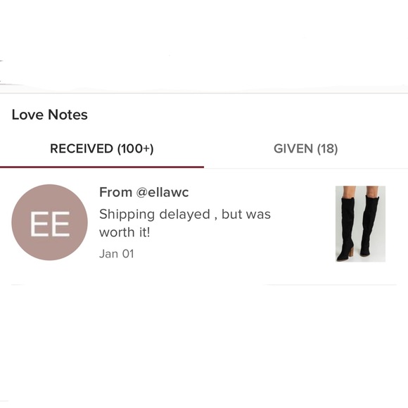 Black faux Suede chunky heel Knee high Boot - Picture 6 of 8